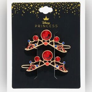 NWT Neon Tuesday Disney Snow White cosplay crown barrette set